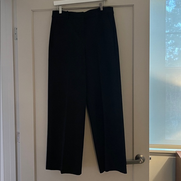 NWT J.Crew | Wide-leg trouser in four-season stretch | Black | Size 12 - Picture 2 of 13